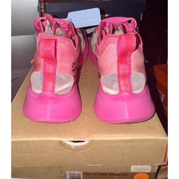 Nike Off-White x Zoom Fly SP Tulip Pink Men’s 8.5 with Original Box main image 5